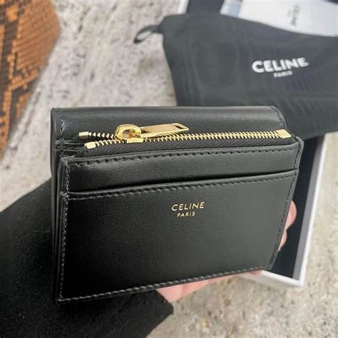 celine detachable wallet|celine triomphe wallet.